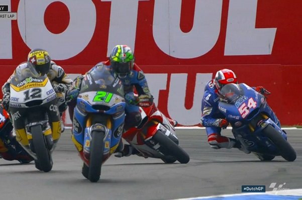 #DutchGP Moto2: Mattia Pasini disapproves of Sunday, but approves of Monday, his demotion