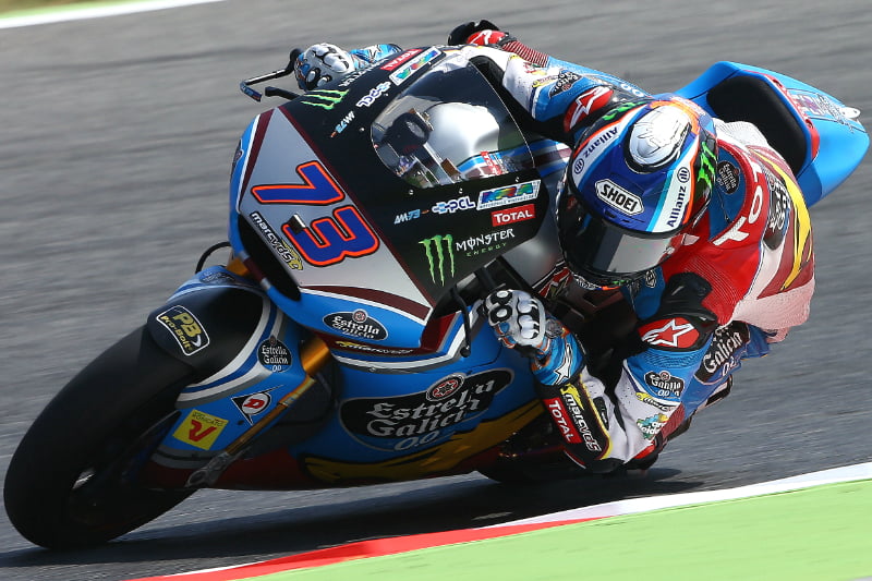 #CatalanGP Moto2 Warm Up: Alex Marquez balaise