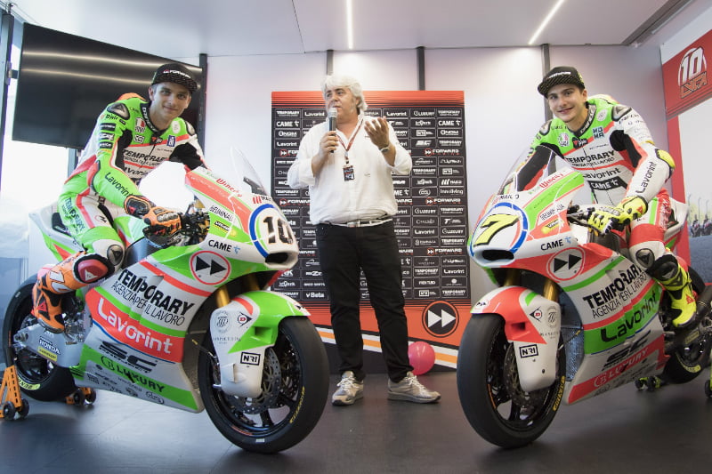 #ItalianGP J.1 Moto2: As cores especiais do Forward lembram o Pramac 2011