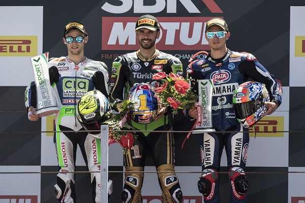 Supersport à Misano : Sofuoglu bat de peu Cluzel, alors que Mahias chute