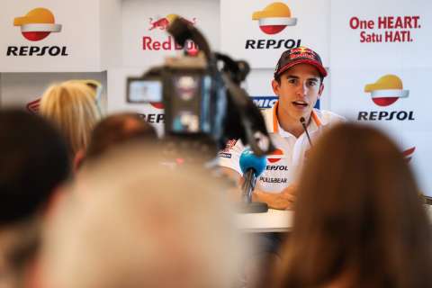 #ItalianGP Marquez défend le motocross et Rossi, et mise beaucoup sur le nouveau pneu avant Michelin !