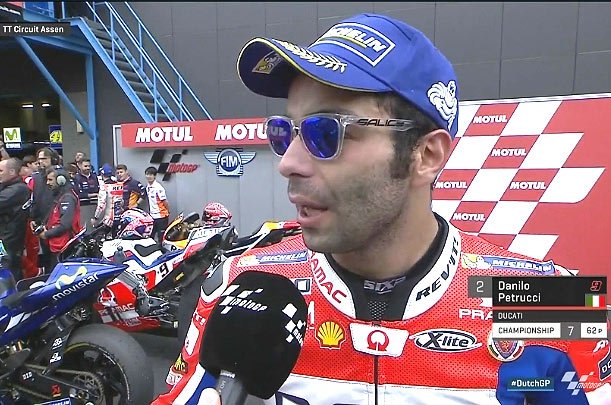 #DutchGP MotoGP Course : Danilo Petrucci « à chaud » !