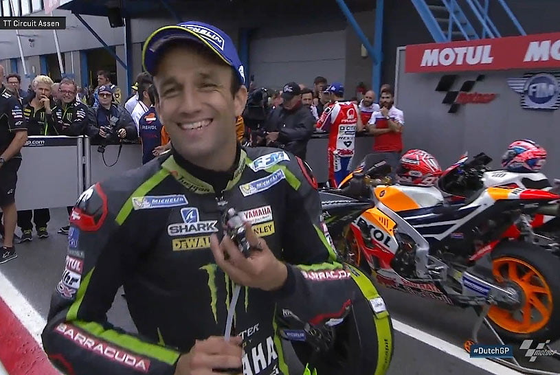 #DutchGP MotoGP Qualification : Johann Zarco « à chaud » après sa pole position !