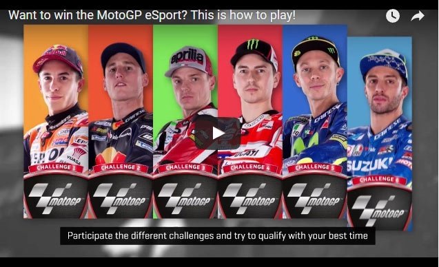 O campeonato de eSports de MotoGP começou ontem à noite!