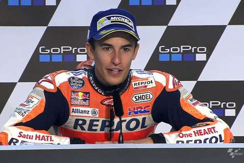 #GermanGP MotoGP J.3 Conférence Marc Marquez : Folger, le championnat, les essais privés à Brno, etc. (intégralité)