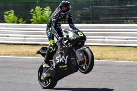 Moto2: And here is Nicolò Bulega testing in Misano (Video)
