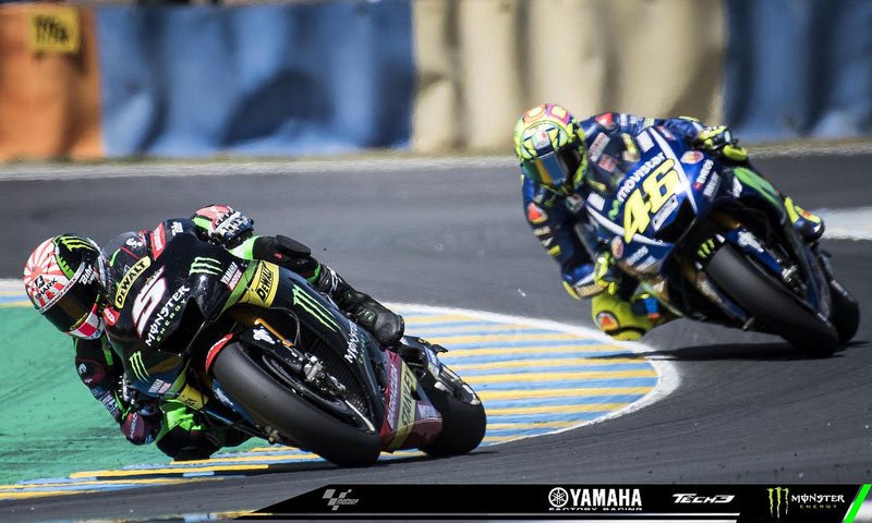 Ultrapassagem muscular: quando Mamola defende Zarco contra Rossi...