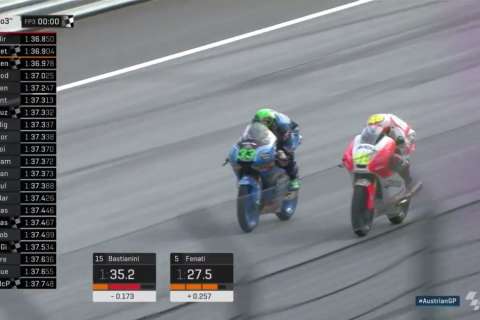 #AustrianGP Moto3 FP3 : Bastianini déborde Mir sur le fil !