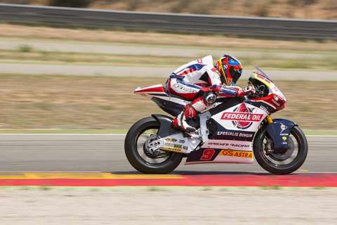 #CzechGP Moto2 WU: Corsi sancionado e a chuva chegou