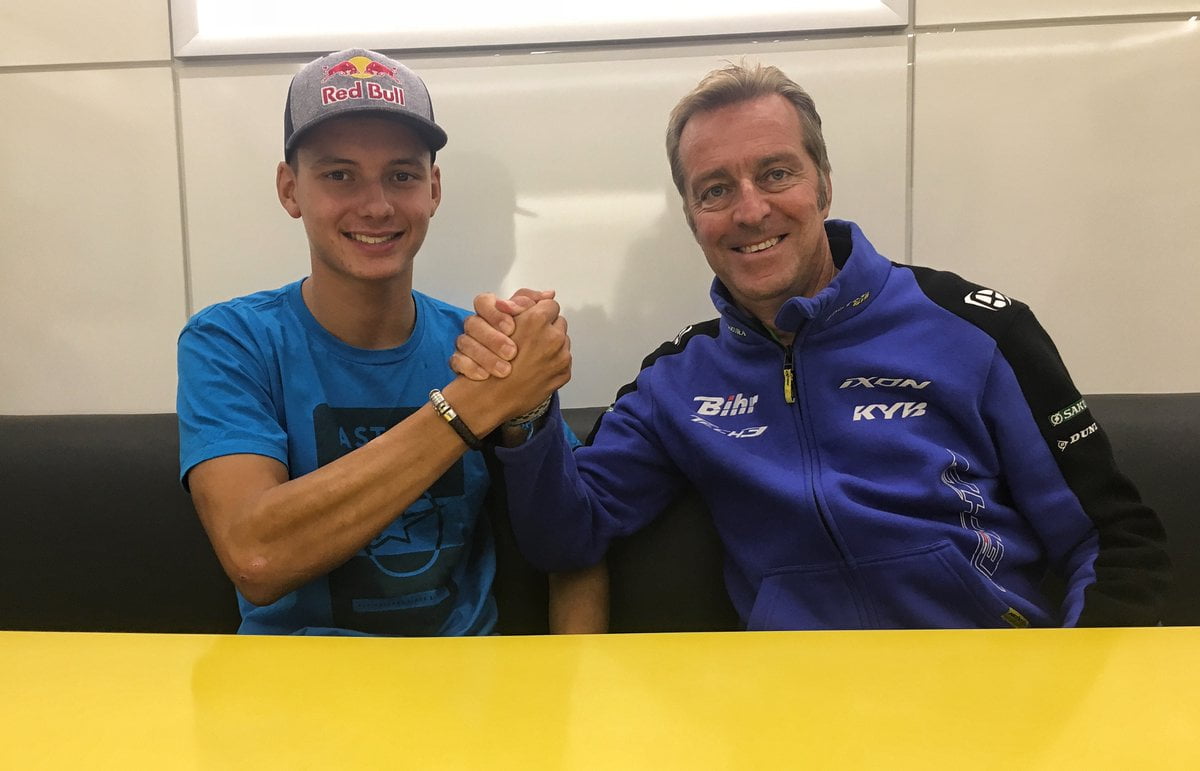 【公式】ボー・ベンズナイダー、3年Tech2 Racing Moto2018に参戦