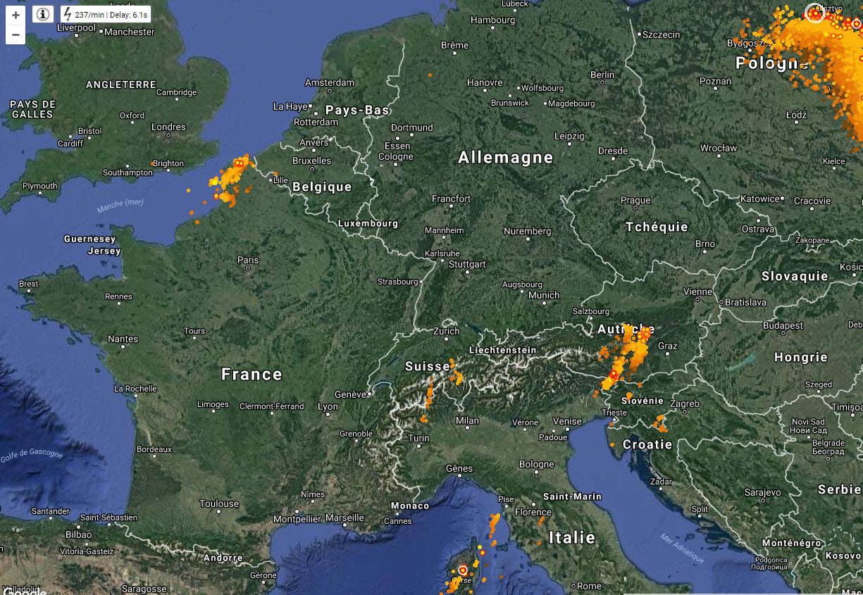 #AustrianGP: Tempestades violentas na noite passada, possível melhoria neste fim de semana