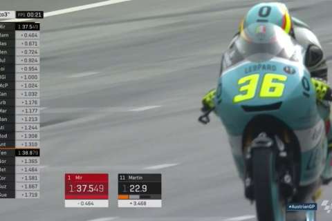 #AustrianGP Moto3 FP1: Joan Mir e os outros...