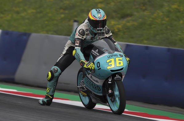 #AustrianGP Moto3 WU: ジョアン・ミルとロマーノ・フェナティの対決が始まっています...