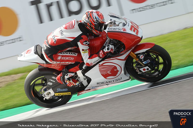 #BritishGP Moto2 Course : Nakagami devant un Pasini déchaîné !