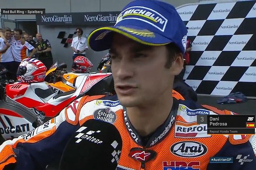 #AustrianGP MotoGP Race: Dani Pedrosa “hot”!