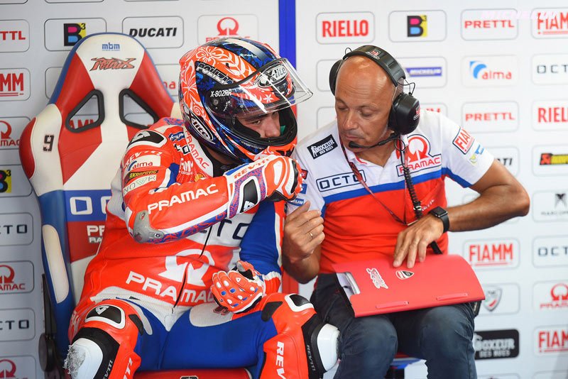 Trois questions à Danilo Petrucci: l'arrivée de Jack Miller, l'amitié avec Rossi, le Dakar !