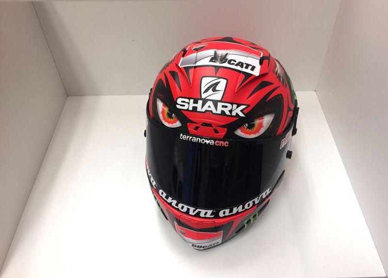 [Fotos] Capacete Tubarão Jorge Lorenzo Áustria 2017