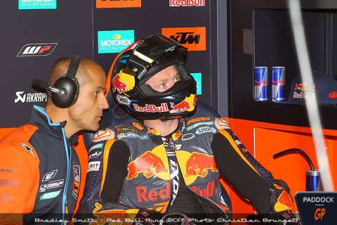 After Sam Lowes, Bradley Smith seems to be on an ejection saddle! But well paid!