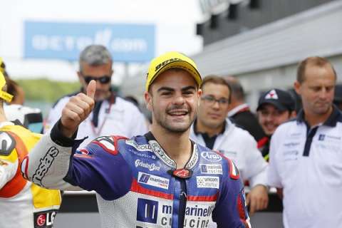 #SanMarinoGP Moto3 ウォームアップ: ウェットでのロマーノ フェナティの有利