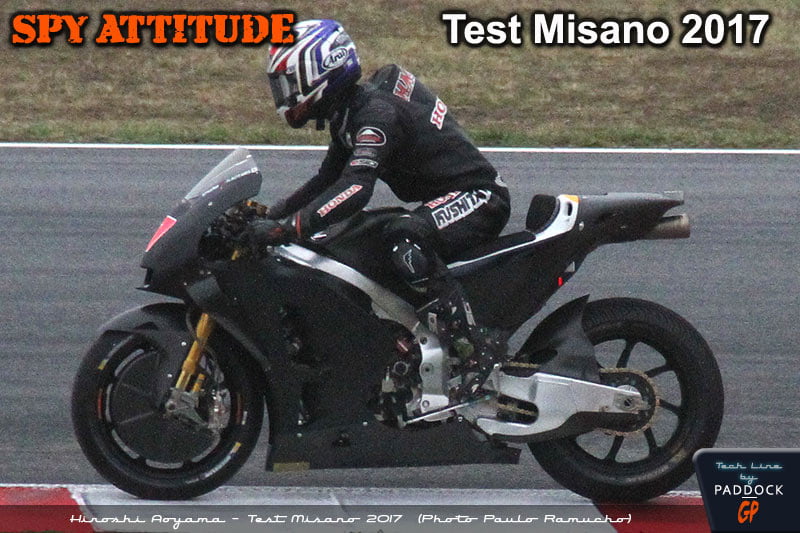 "Spy Attitude" : Aoyama teste la Honda MotoGP 2018 à Misano ! (Exclusif)