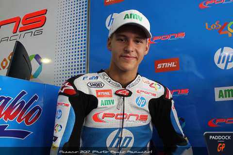 #SanMarinoGP Moto2 J.2 Entrevista Fabio Quartararo: regularmente no Top 10!