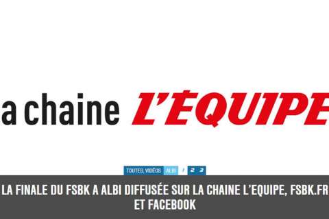 Exceptional: The FSBK final in Albi will be broadcast on the L’team channel, FSBK.FR and Facebook!