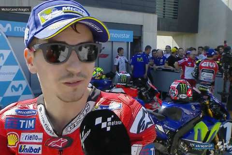 #AragonGP MotoGP Qualification : Jorge Lorenzo « à chaud » !