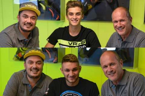 [CP] Moto2 et Moto3 : Luca Marini et Dennis Foggia, les nouveautés Sky VR46 pour 2018