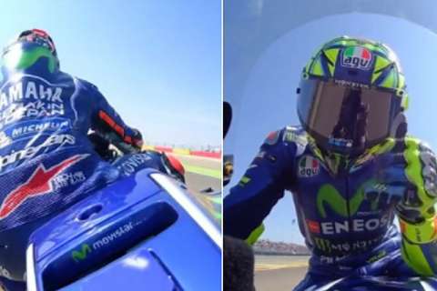 #AragonGP MotoGP™ Q2 : Vinales en pole, Rossi en première ligne et Marquez par terre !