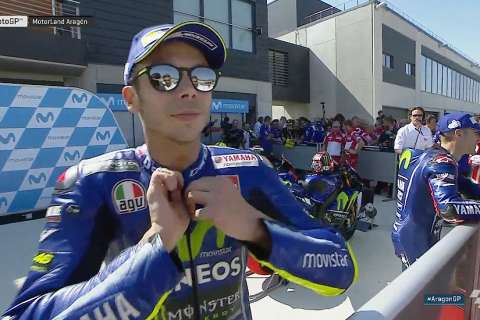 #AragonGP MotoGP Qualification : Valentino Rossi « à chaud » !
