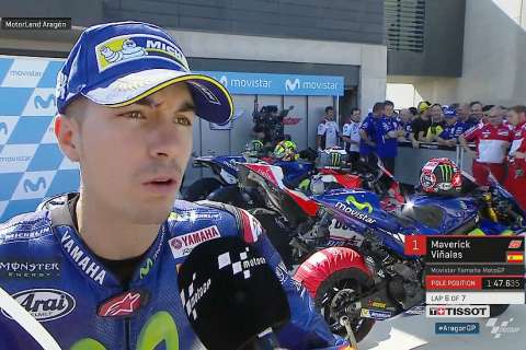 #AragonGP MotoGP Qualification : Maverick Vinales « à chaud » !