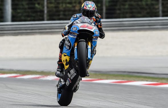 [CP] #MalaysianGP MotoGP J.1: Miller et Rabat progressent sous la pluie de Sepang