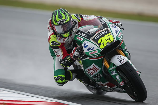 #MalaysianGP J.1: Crutchlow é dominado por sua Honda na chuva