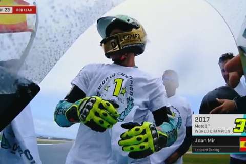 #AustralianGP Moto3 Course : Joan Mir vainqueur et Champion du Monde
