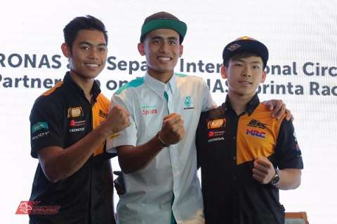 Moto2 : Hafizh Syahrin avec le Petronas Sprinta Racing Team en 2018