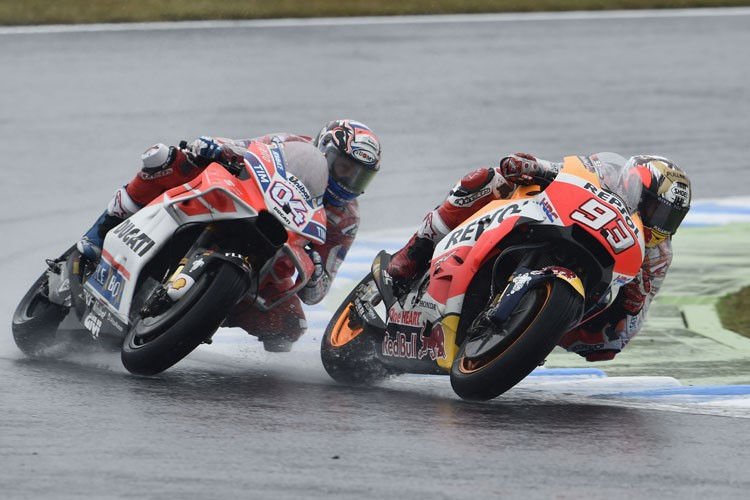 #JapaneseGP MotoGP J.3 : Marc Márquez présente ses excuses à Dovizioso et le félicite