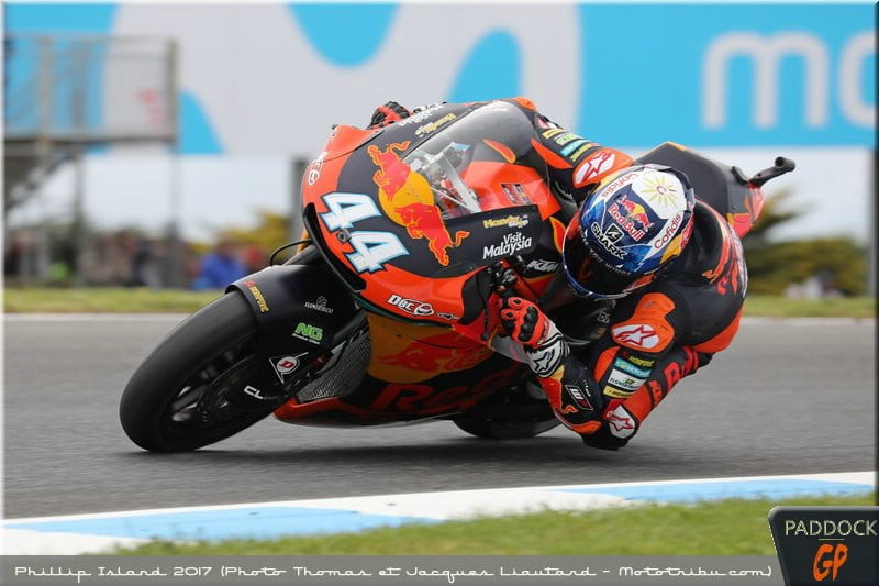 #AustralianGP Moto2 J.3 Miguel Oliveira et KTM écrivent une page de l'histoire de la firme autrichienne