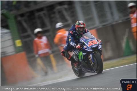 #JapaneseGP MotoGP J.3 Les Movistar Yamaha à la peine sous la pluie de Motegi