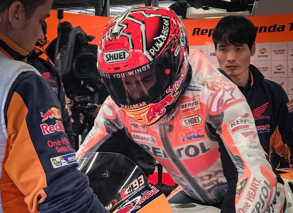 #JapaneseGP MotoGP FP1: マルケス・インペリアル、野左根が感動、ロッシとペドロサが奮闘…