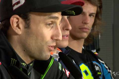 #JapaneseGP MotoGP J.2 Conférence Qualification Johann Zarco : les conditions de piste, la différence avec les pilotes officiels, le premier saut périlleux, etc, (intégralité)