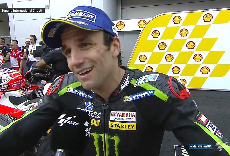 #MalaysianGP MotoGP Course : Johann Zarco « à chaud » !