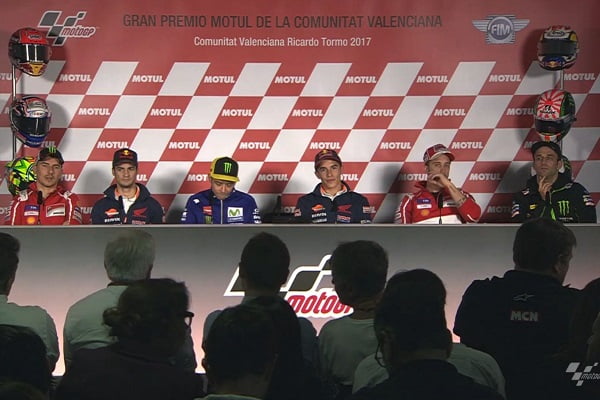 #ValenciaGP La conférence de presse