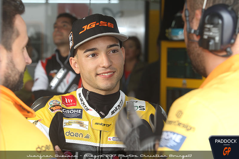 Moto3: フアンフラン・ゲバラは、競争を停止するという自身の決断を、謙虚に偽りなく説明しました。