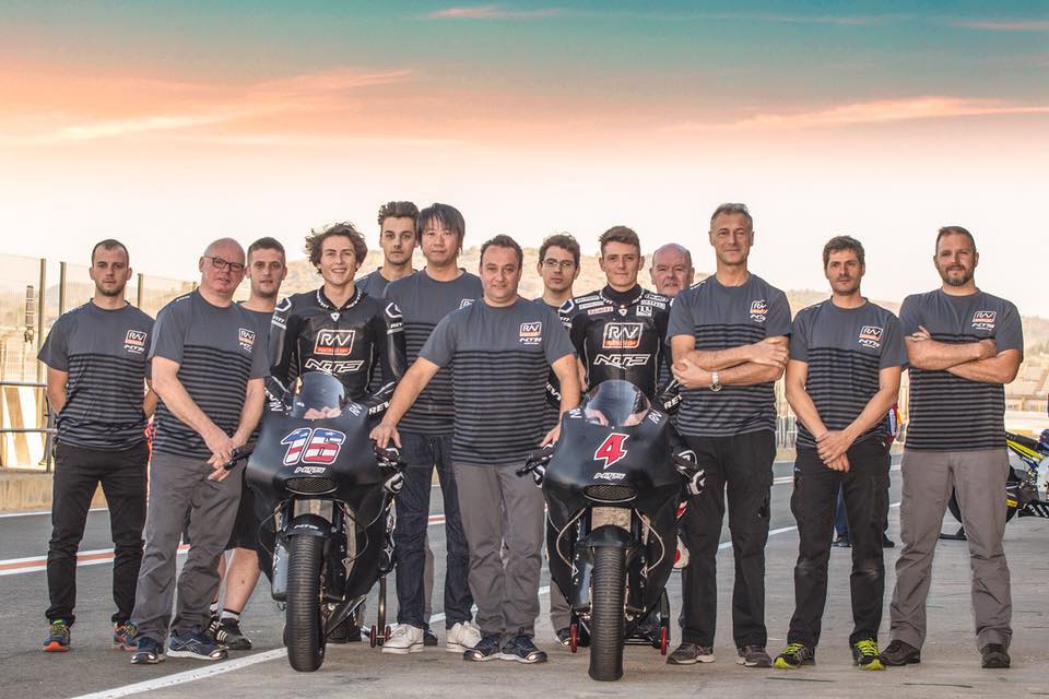 Primeiros testes do novo projeto NTS RW Racing GP Moto2