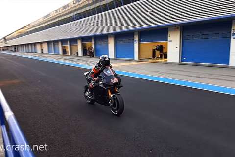 [Video] MotoGP Scott Redding makes his V4 scream at Jerez... Bestial!