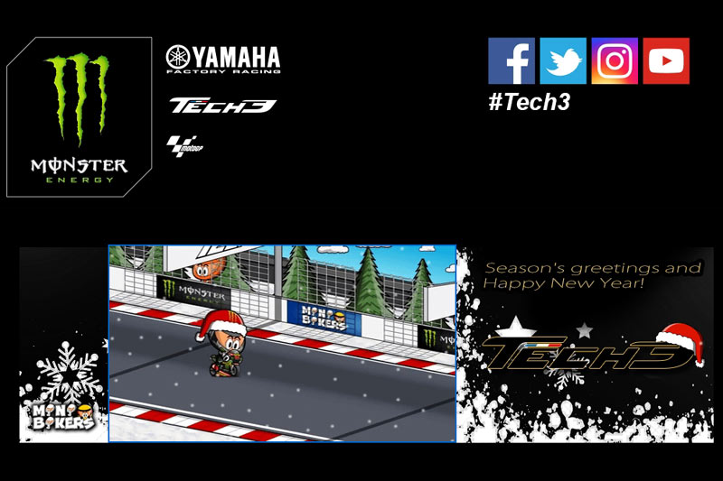 MotoGP Vœux 2018 : Monster Yamaha Tech3