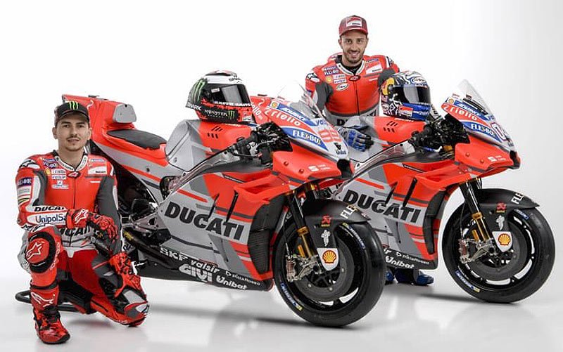 [Photos] MotoGP Présentation Ducati 2018 : Des GP17 redécorées...