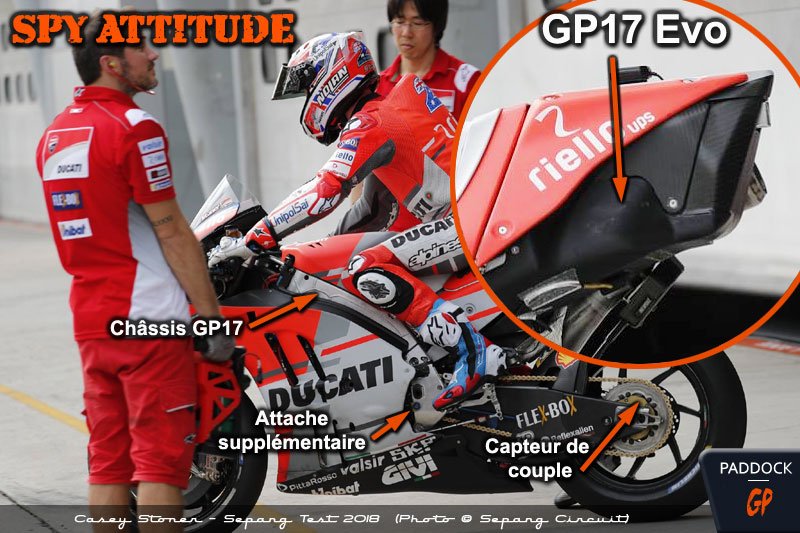 « Spy Attitude » MotoGP Test privé Sepang : Casey Stoner confie que Ducati travaille dans deux directions