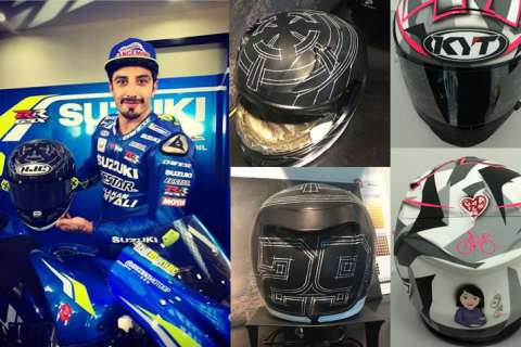 MotoGP #SepangTest : nouveaux casques d'essais hivernaux également pour Andrea Iannone et Aleix Espargaro