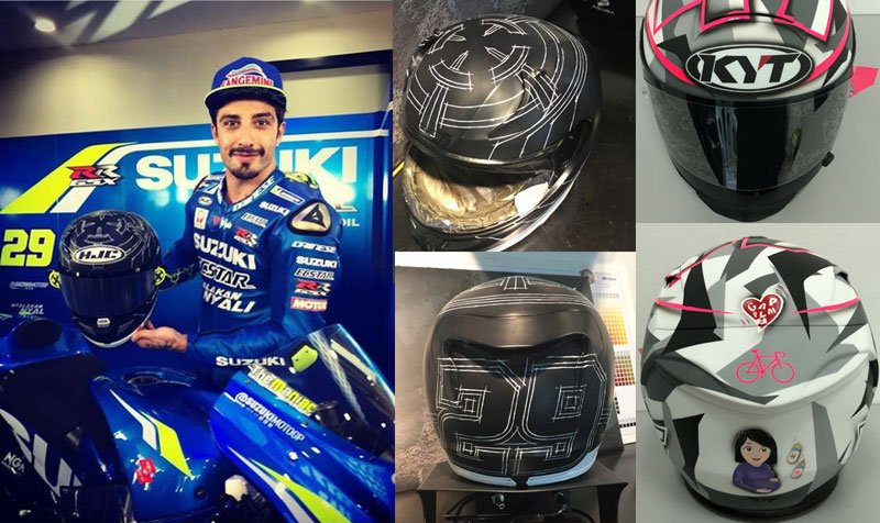 MotoGP #SepangTest : nouveaux casques d’essais hivernaux également pour Andrea Iannone et Aleix Espargaro
